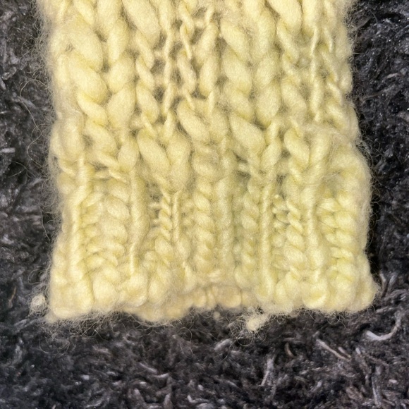 Free people boho Nordic wool knit chunky cardigan - Picture 9 of 11